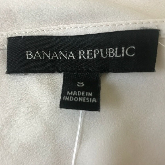 Banana Republic Size S Blouse Pleated Sleeveless - Picture 6 of 7